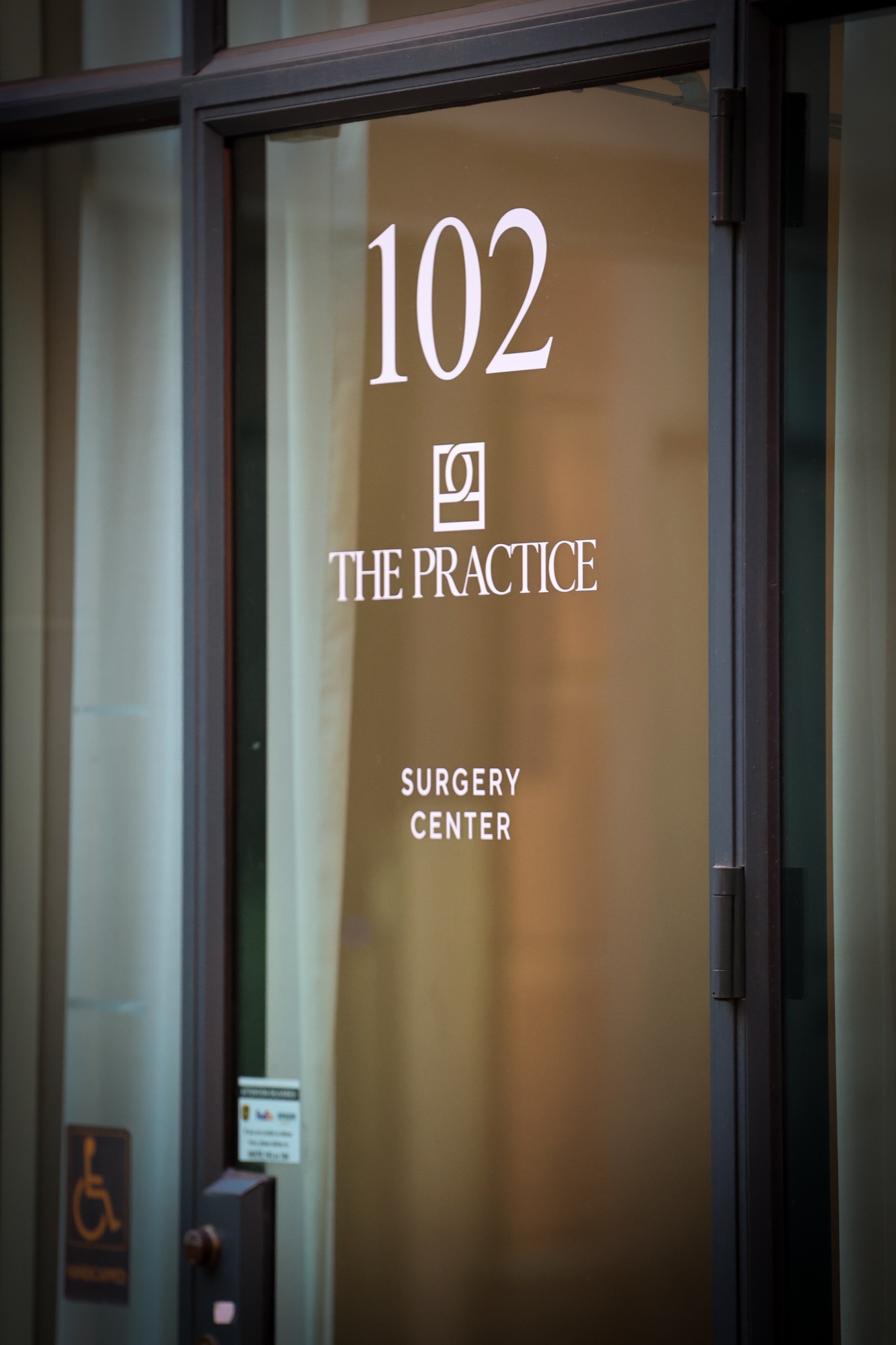 The Practice — Surgery Center entrance, Suite 102